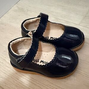 Classic Navy Blue Kids Mary Jane Shoes